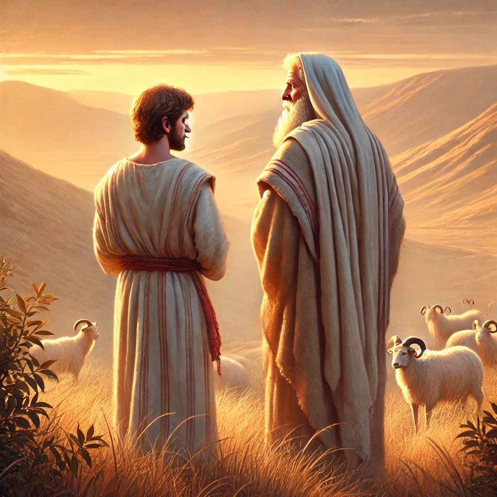 אברהם ויצחק בהר המוריה